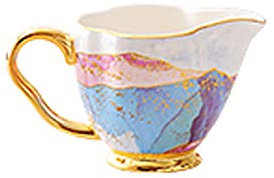 bricco latte Caffè in ceramica Caffè Creamer Pitcher serving Pitcher Salsa Brocca adatto per Family Hotel Cafe e altri moderni stile di lusso 150ml set piatti