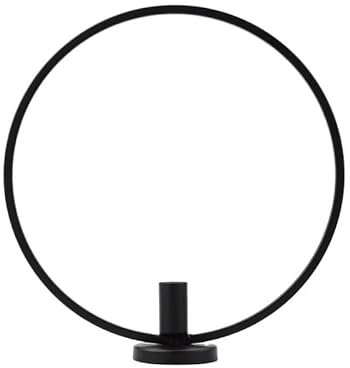 HEXEH Kerzenhalterhalter Kreis Kerzenhalter Nordic Runde Design Einfache Stil Kerzenhalter Teelicht Restaurant Home Tisch Candlelight-Dinner Dekoration Kandelaber (Color : Small)