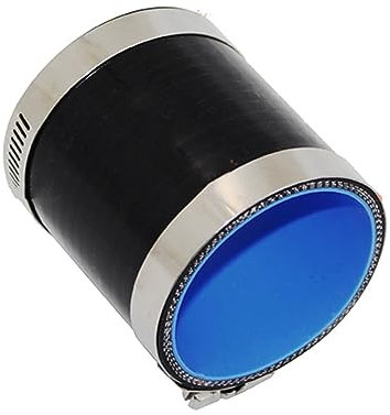 Auto Auspuffrohr Endrohr Endrohre Universallänge 76 Mm Verschiedene Größen Silikonschlauch Gerader Anschluss Auto-Ladeluftkühler Turbo-Ansaugrohr-Kupplung Schwarz (Size : ID 60MM)