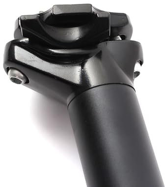 KHE BMX Patent Sattelstange 350mm 31,6mm Aluminium nur 346g verstellbar schwarz