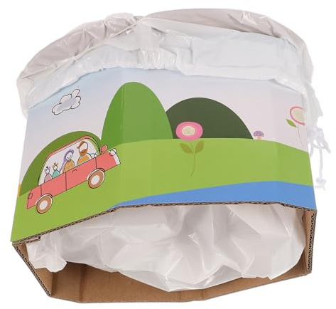 MAGICLULU Comode Toilette Pieghevole Per Campeggio Escursionismo e Viaggi Vasino Portatile e Pratico Per Adulti Resistente e Facile Da Trasportare
