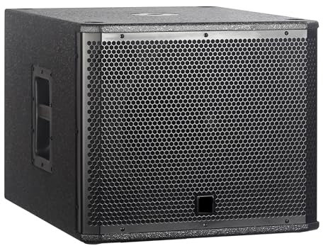 Altavoces pasivos de 18 pulgadas con 600 W RMS, pico de 1200 W, sistema de audio de alimentación de CA, subwoofer de sonido, escenario de fiesta al aire libre, cine en casa, reproductor de karaoke