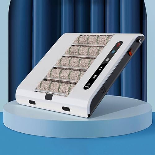 Fully Automatic Shoe Sole Cleaning Machine, 260RPM Rechargeable Automatic Induction Shoe Polisher - Fully Automatic Sole Cleaning Machine for Home & Office - Waterless Shoe Cleaner