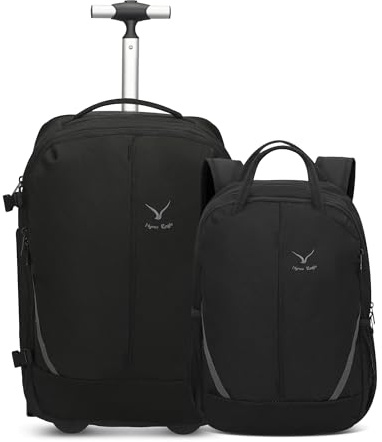 Hynes Eagle Valise Cabine, Sac a Dos Voyage Cabine Avion pour Ryanair/Easyjet, Bagage Cabine Trolley Travel Backpack pour Homme/Femme