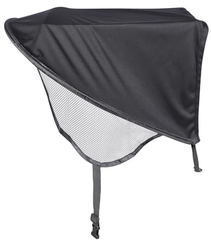 FIXOSHEE Parasol Para Cochecito De Niño Protección Solar y Lluvia, Funda Aplicable, Tejido Elástico Negro, Portátil Para Uso Al Aire Libre, Accesorios Para Padres, Diseño Alargado, Cobertura Amplia