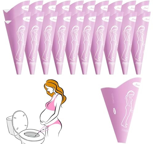CFEWV 20 Unités D'Urinella Portable Pour Femmes, Urinella Pour Femmes, Liberpee Pour Femmes, Imperméable, Portable, Adapté Aux Voyages, Aux Activités De Plein Air Et À D'Autres Occasions