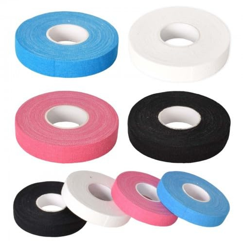 Naapesi 8 Rollen 1.25 cm x 10 m Klettertape, Hautfreundliches Sporttape, Fingertape Sport Tape, Klettertape Tapeverband, Gelenk Sporttape, für Knie, Hände, Knöchel, Rugby, Klettern