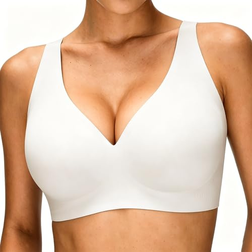 GDDDYWWJ Seamless Jelly Bra,Full Cup Leopard Print Bra Comfort Sleep Jelly Push Up Bra Seamless No Under Wireless Bras for Women UK Everyday T Shirt Bras