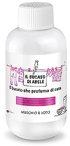 IL BUCATO DI ADELE | Profumatore Bucato Lavatrice Muschio e Loto 150 ml | il bucato che profuma di casa