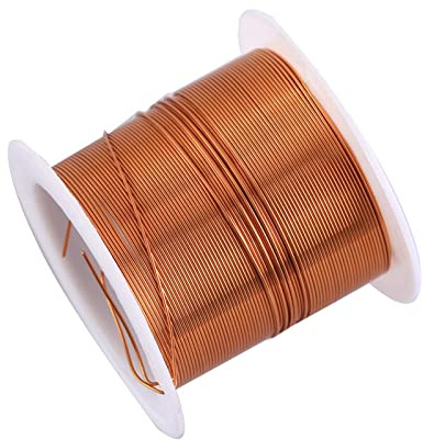 0,5 mm x 10 m Spulenmagnetdraht, emaillierter Kupferdraht, emaillierter Magnetwicklungsdraht, 1 Spule, natürliche Temperaturbewertung, weit verbreitet für Transformatoren, Induktoren