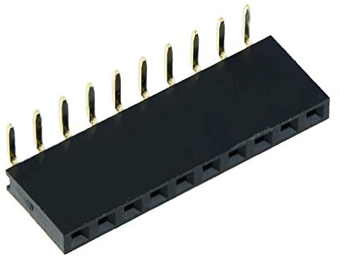 3-Way Single Row Female Right Angle PCB Socket Connector 2.54mm PCB Electronics Prototyping Circuit Boards (Pack of 10)