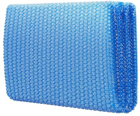 Bseical 120x200cm Pool Abdeckplane Abdeckung Poolabdeckung Solar-Abdeckung Solarplane Pool Cover Solarfolie Noppenfolie Thermoplane Wärmefolie Spa-Deckel Whirlpool-Deckel Langlebige(RECHTECKIG/RUND)