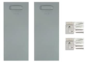 Set di fissaggio autoadesivo per portafoto e portaspecchi, supporti per Dibond (2x supporti | gancio a Z, 300x100mm)