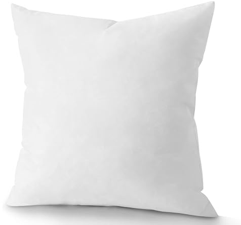various Relleno de Cojín Fibra Virgen Hueca Siliconada 100% Poliéster, Relleno Suave Indeformable Antialérgico, Lavable para Sofá Cama Salón Oficina Terraza, 45x45 cm (1 Unidad)