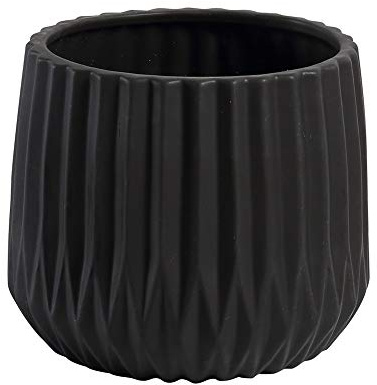 Vaso da fiori in ceramica Stile nordico semplice Forma geometrica rotonda Vaso in ceramica cactus bianco e nero opaco Vasi succulenti per casa e ufficio Matrimonio Natale Regalo di inaugurazione de