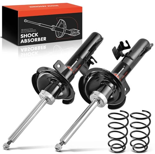 Frankberg 2x Resorte del chasis + 2x Amortiguadores Compatible con 3 BL 3 Berlina BL Replace# BFF434900B,B32T34900C