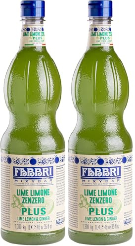 Fabbri Scrioppo Mixybar Plus Lime Limone & Zenzero (Confezione da 2)