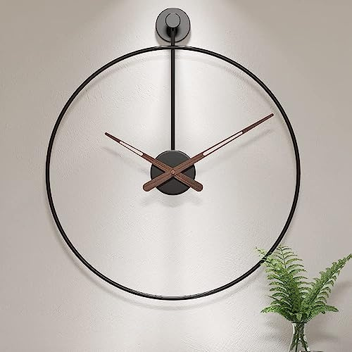 Orologio da Parete Grande Design Moderno, Silenzioso Orologio a Pendolo da Parete per Soggiorno Ufficio - Orologio da Parete Decorativo Unico per Decorazione Domestica