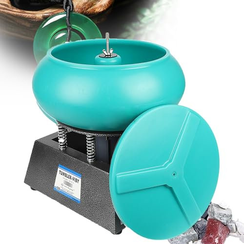 Polisseuse électrique à Vibrations De 17 Pouces, Polisseuse Professionnelle à Manchon De Roche, Machine De Polissage à Moteur Durable, Surfaces De Pièces, Accessoires De Bijoux pour Cristaux