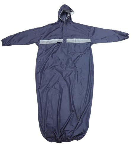 WENYOG Rollstuhl Regenschutz Rollstuhl-Regenmantel, Behinderten-Poncho, Outdoor-Regenbekleidung, Mäntel, Herren, wasserdicht, Polyester, TAFT, PVC-Beschichtung, Faltbare Jacke wasserdicht einstellbar