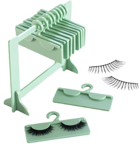 Soporte para pestañas postizas. Soporte para extensiones de pestañas postizas con 10 colgadores. Soporte para pestañas postizas. Soporte para pestañas postizas