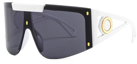 SPOAVGYZ Gafas de sol para hombre, talla grande, UV400, 4, Unit size