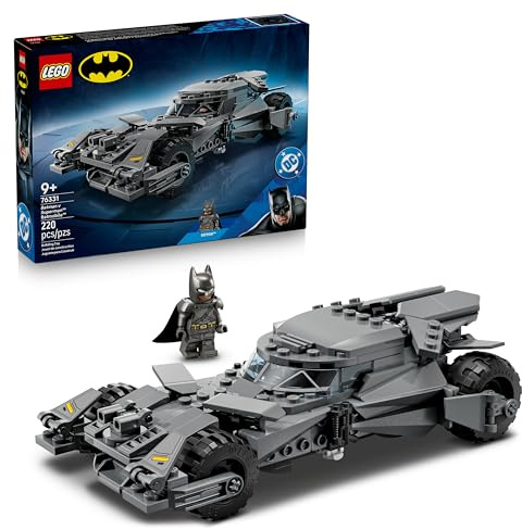 LEGO DC Batman Batman vs. Superman: Batmobil - Superhelden Spielzeugauto - Kreatives Spielzeug mit Minifigur für Kinder ab 9 Jahren - DIY Bauset zum Spielen - Geschenk für Jungen und Mädchen - 76331