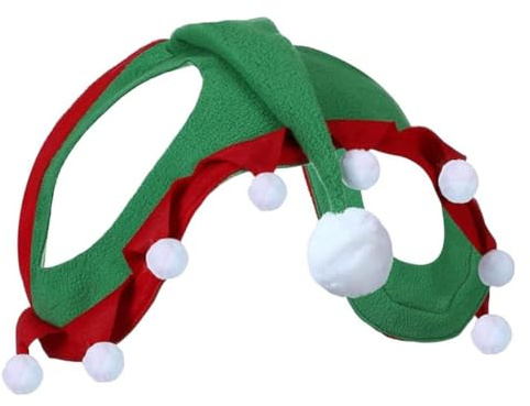 JISADER Weihnachtsmütze für Pferdezubehör Weihnachten Pferdekostüm Pferd Weihnachtsmütze Weihnachten