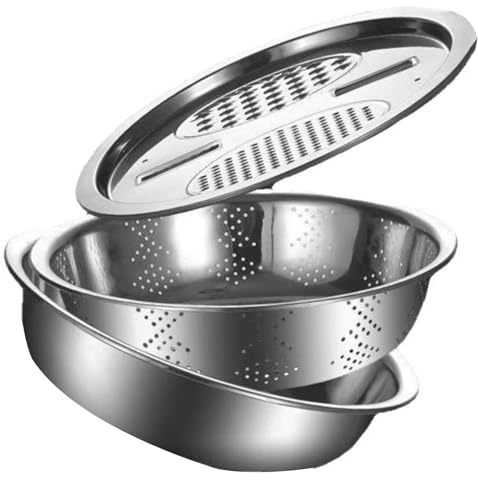 Rallador De Cocina - Rallador De Acero Inoxidable Con Recipiente - Ralladors Multiusos Profesional Para Verduras, Tomate, Zanahoria, Trufa, Jengibre