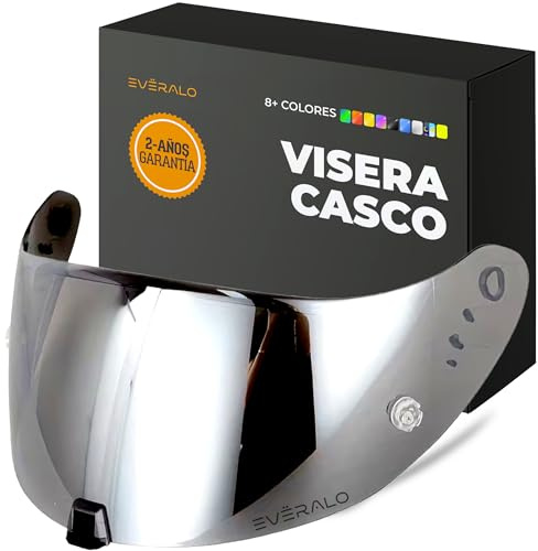 Everalo Visiera per Scorpion Exo 520 Air - 1400 Air - R1 Air - 391 | KDF16-1 Adatta anche a Varianti Carbon, Evo, Evo II, Smart, Compatibile con lente Antifog Originale