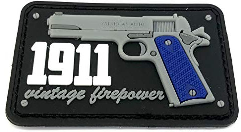 1911 Vintage Firepower PVC Airsoft Paintball Morale Patch