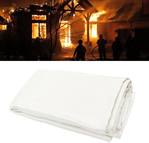 Fyearfly Manta contra Incendios, supresión de Emergencia Manta contra Incendios Manta de Fibra de Vidrio ignífugaEquipo de protección de Seguridad para Cocina hogar