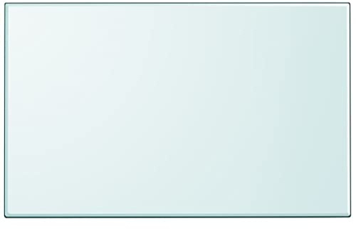 homiuse Tablero de Mesa de Cristal Templado Cuadrado 1000x620 mm Tablero para Escritorio Es Ideal para Mesas De Comedor Mesas De Centro Mesas De Jardín Alta Dureza Seguro Y Duradero