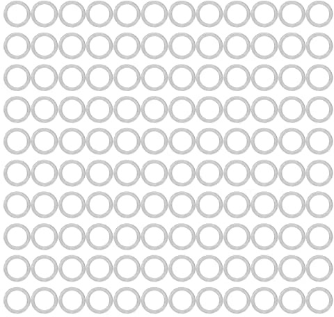Arandela Plana Acero Inoxidable 8x11 mm Kit 120 Piezas para Mantenimiento Industrial Resistente Duradera Accesorios Hardware Industrial
