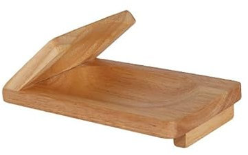 ANXJLEO Oyster Shucker, Oyster Knife with Base, Oyster Shucking Clamp, Oyster Opener Wood, Seafood Tool for Restaurant and Households (Oyster Holder Made of Wood)