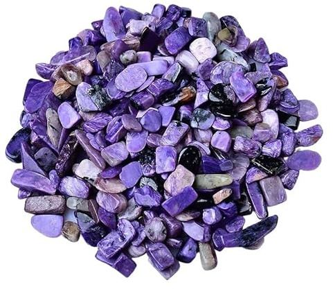 Cristales Naturales Piedras Curativas Grava de cristal de amatista natural, pequeñas partículas, for pecera, pavimento, maceta, paisajismo, piedra decorativa. para Fuentes de Rocas, Decoración(9-12mm1