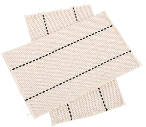 SOPOTUTU Lot de 2 Mèches de Rechange en Coton Naturel 16,1 X 10 Cm pour Lampe à Huile et Brûleur de Thé, Combustion Stable et Propre, Adaptées pour Camping, Lanternes et Réchauds