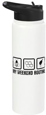 Beekeeper Weekend Routine Stainless Steel Insulated Water Bottle