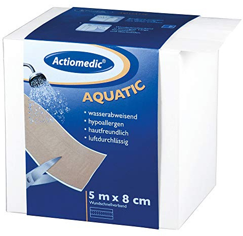 Actiomedic® AQUATIC Wundschnellverband Hautfarben 5 m x 8 cm
