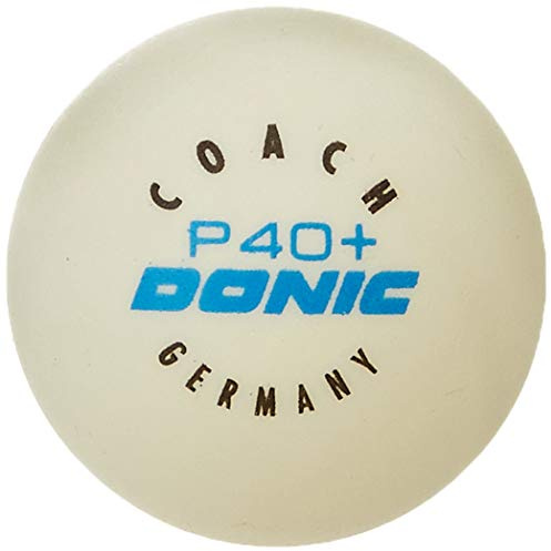 Donic P40+ Coach ** Box 6 Stück, weiß
