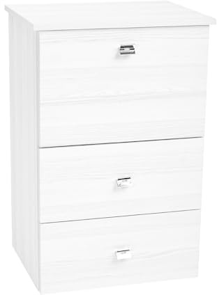 LIBEROSHOPPING.eu - TU CASA EN UN CLIC Tabla de planchar plegable con ruedas multiuso práctica con 2 cajones y 1 puerta (blanco)