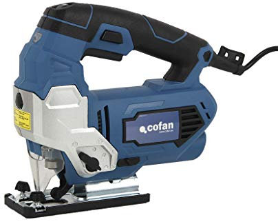 Cofan Sierra de calar electrónica 800 W 0-45º (0-3000rpm) | Láser marcador | 6 Velocidades Corte inclinado ± 45 ° | Potencia 230 V
