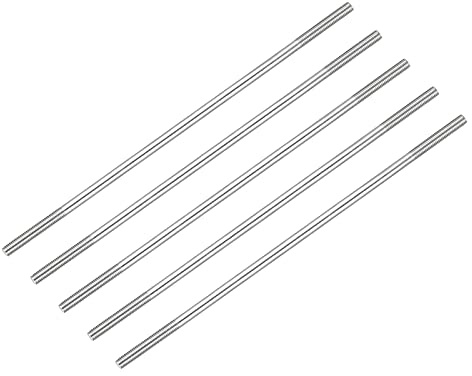METALLIXITY 5Stk Beidseitige Stiftschraube M5 304 Edelstahl Stabschraube