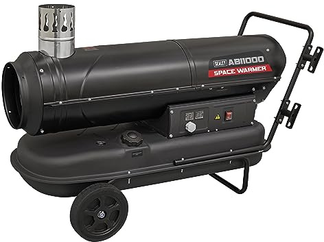 Sealey 102,000Btu/hr Indirect Space Warmer® Kerosene/Diesel Heater with Wheels – ABI1000