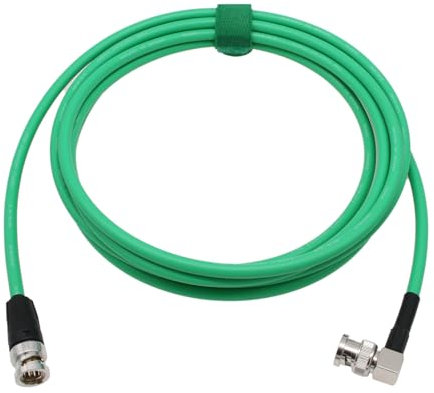 HangTon 12G 4K Raw Sdi Câble Vidéo Coaxial Bnc À Bnc Canare Lv - 61S 75 ohm Pour Moniteur D'Appareil Photo Flex Shield 30M Vert