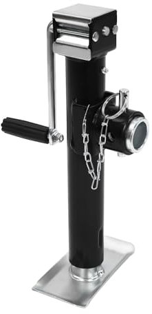 Hydraulischer Wagenheber 1T, Stahlqualität Rangierwagenheber, Hubhöhe 26cm Anhängerheber, Anti-Rutsch-Griff (19x9.7cm Basis), Geeignet für die Kfz-Reparaturindustrie und Den Haushalt