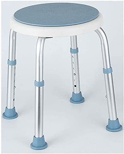 Duschsitz Duschhocker Duschstuhl Duschhocker Badestuhl rund Kunststoff und Edelstahl