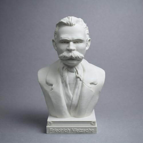 otdlle Friedrich Nietzsche Büste Statue Deutscher Philosoph mehrere Größen | Historische berühmte Personen-Figur, Dekoration, Geschenk, Sammlerfigur, Schreibtisch, Regal, Skulptur, Miniatur-Porträt