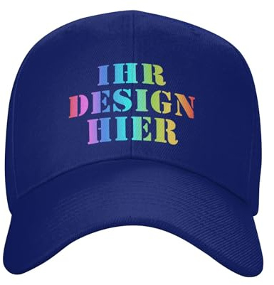 Tingwei personalisiert Cap personalisierte Basecap personalisiertes Cap mit Foto/Logo/Text Cap selbst gestalten für Männer&FrauenBaseballkappe, verstellbare Trucker-Kappe aus Baumwolle,Unisex-Dad-Hut