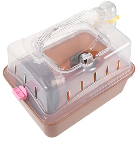 GRIRIW Hamster-transportbox Aus Kunststoff Tragbar Für Draußen Geeignet Für Kleine Haustiere Wie Mäuse Frettchen Und Hamster Kompakt Und Leicht Für Reisen